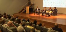 Pedro Mexia, Lídia Jorge, José Carlos Vasconcelos e Guilherme d'Oliveira Martins em debate no FIC