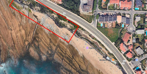 Contenção das arribas entre a praia da Bafureira e Parede | 2025