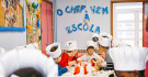 O Chef voltou à escola