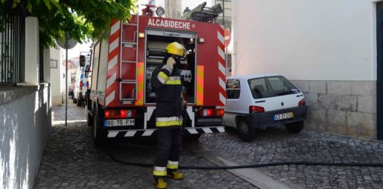 Simulacro no Centro Histórico da Vila