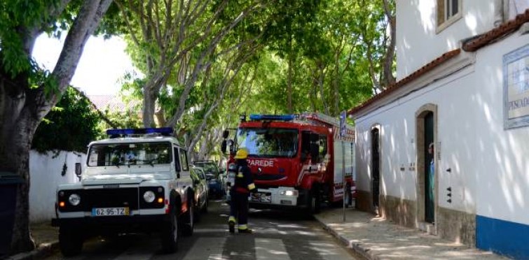 Simulacro no Centro Histórico da Vila