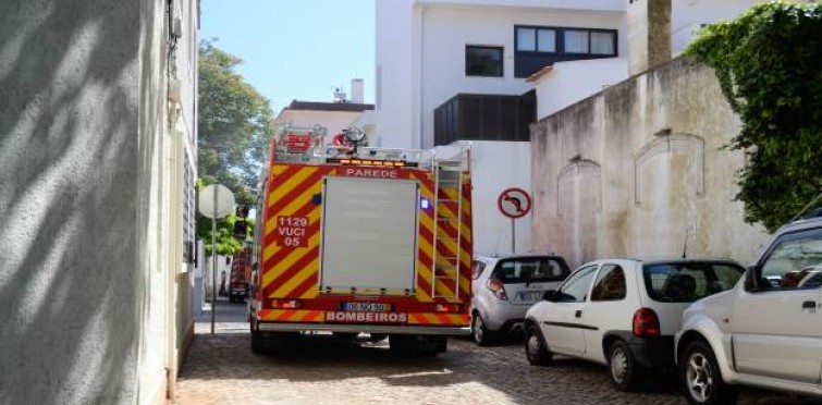 Simulacro no Centro Histórico da Vila