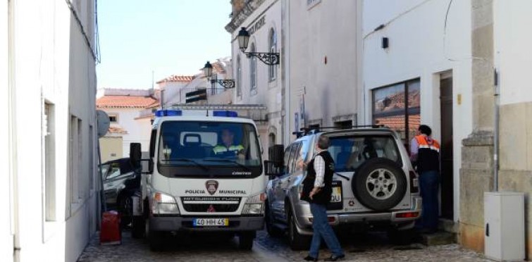 Simulacro no Centro Histórico da Vila