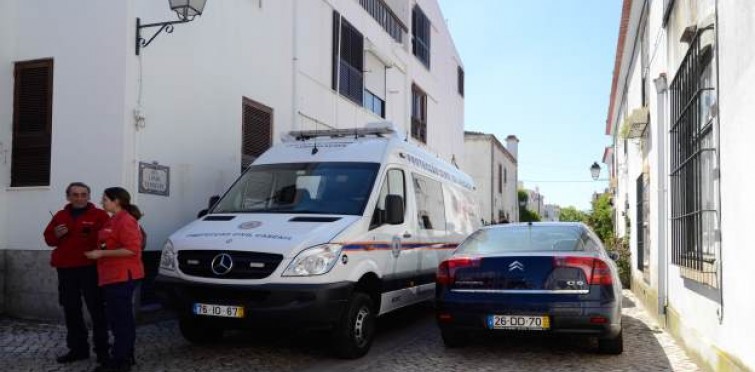 Simulacro no Centro Histórico da Vila