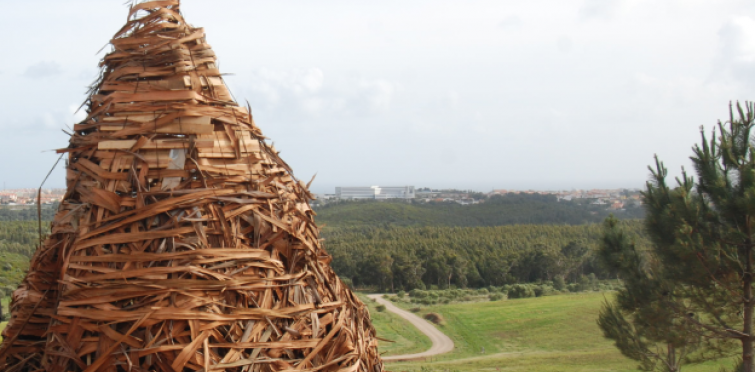 "Além da passagem para o interior da escultura, o espectador poderá ainda fruir da música produzida por uma carapaça de búzio vazia em tamanho natural colocada estrategicamente no cimo da escultura bastando para isso colocá-la ao ouvido." - Eduardo Malé