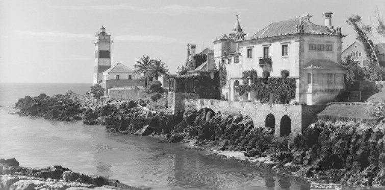 Casa de Santa Maria e Forte e Farol de Santa Marta, c. 1950 Casa de Santa Maria e Forte e Farol de Santa Marta, c. 1950