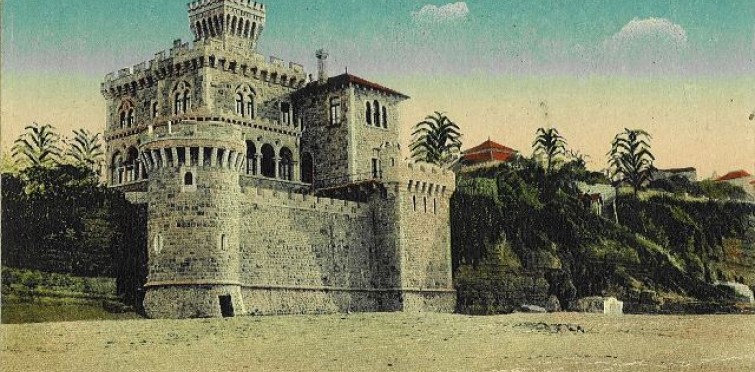 Casa Barros, junto à Praia do Tamariz, c. 1900 | Coleção José Santos Fernandes – Arquivo Histórico Municipal