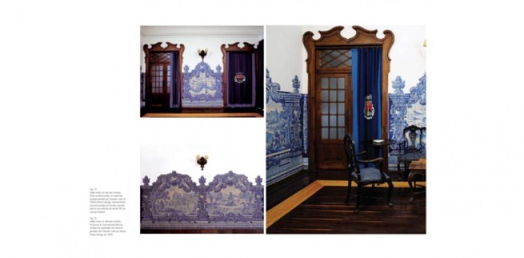 Pormenor da publicação "A casa dos Azulejos de Cascais"