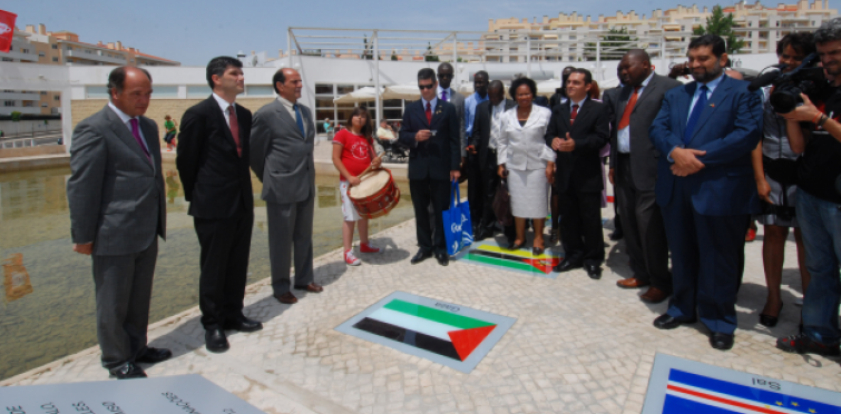 Inauguração do Passeio das Geminações, Jardins da Parede