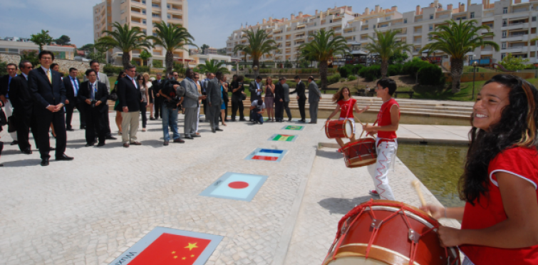 Inauguração do Passeio das Geminações, Jardins da Parede