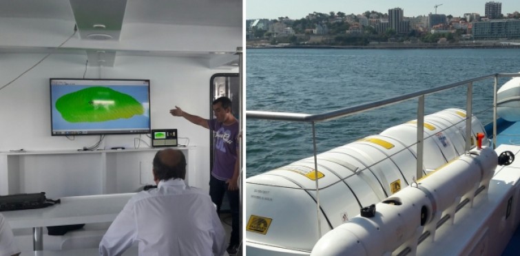 Tecnologia para estudo do fundo do mar testada em Cascais Tecnologia para estudo do fundo do mar testada em Cascais