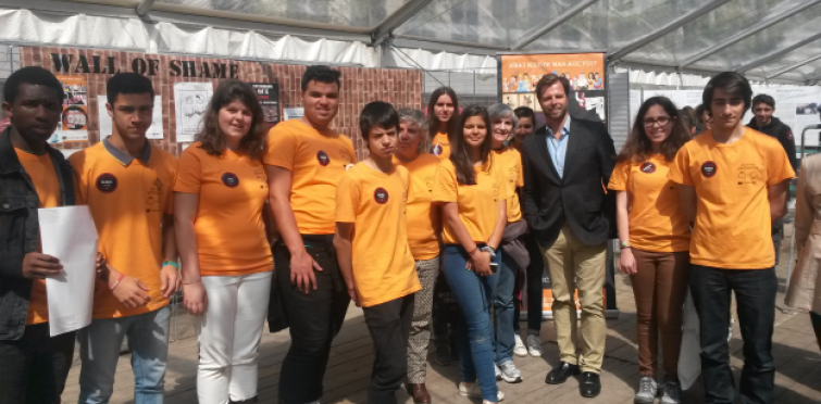 Turma do 11.º A da Escola Secundária Frei Gonçalo de Azevedo