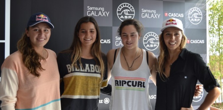 Carissa Moore, Teresa Bonvalot, Tyler Wright, Sally Fitzgibbons Carissa Moore, Teresa Bonvalot, Tyler Wright, Sally Fitzgibbons