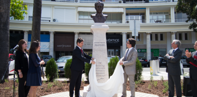 Homenagem a Lucian Blaga no Estoril