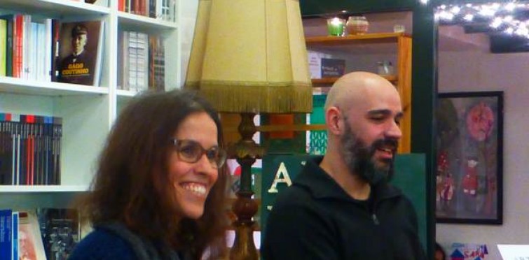 Andreia Tibério dos Santos e Afonso Cruz