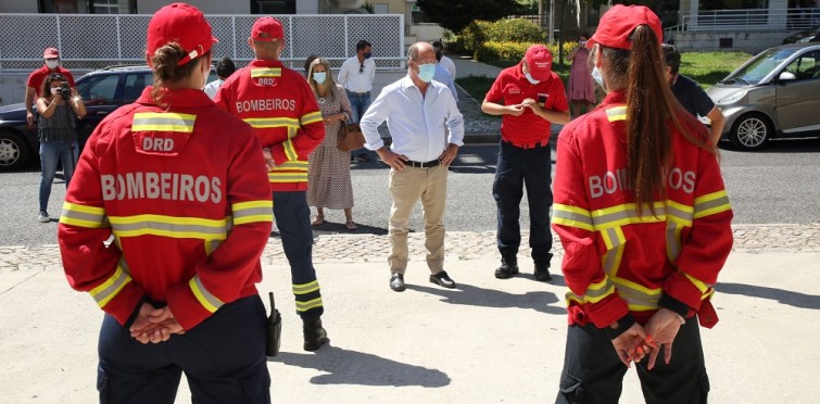 Presidente visitou quartel dos BV Alcabideche