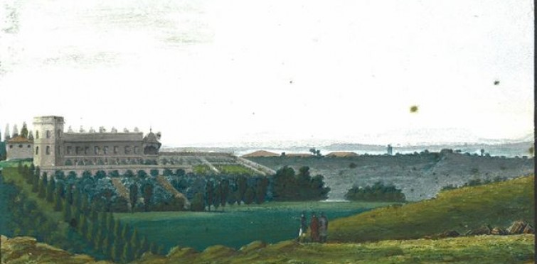 Panorâmica da Quinta da Torre da Aguilha, 1804 | Coleção Almarjão - Arquivo Histórico Municipal