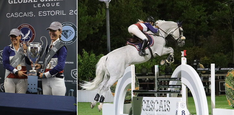 Equipa vencedora GCL Cascais 2016: Vienna Eagles | Lauren Hough e Danielle Goldstein (Danielle G com Czerny N) Equipa vencedora GCL Cascais 2016: Vienna Eagles - Lauren Hough e Danielle Goldstein