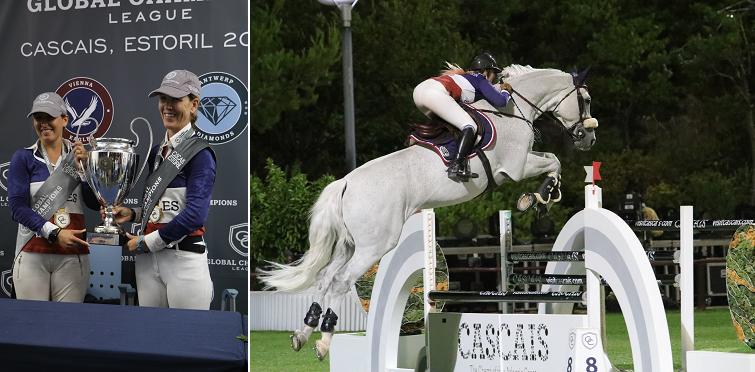 Equipa vencedora GCL Cascais 2016: Vienna Eagles - Lauren Hough e Danielle Goldstein