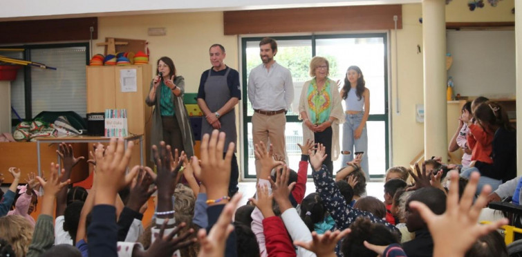 Chef vai à escola