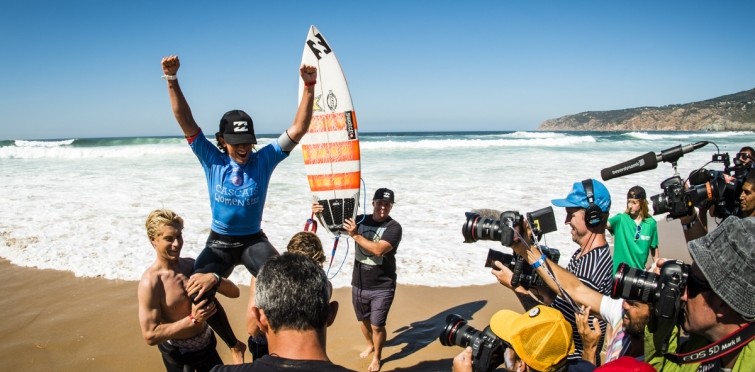 Courtney Conlogue, EUA, venceu o Cascais Women's Pro pelo segundo ano consecutivo