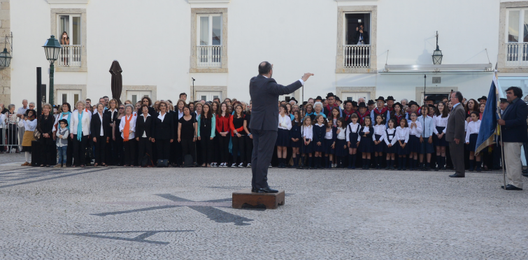 Coros e bandas do concelho interpretam o Hino Nacional