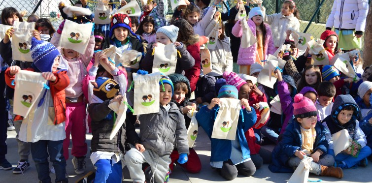 Alunos da Escola Básica de Manique 