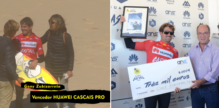 Gony Zubizarreta, vencedor do Cascais Huawei Pro, etapa final da Liga Moche 2016