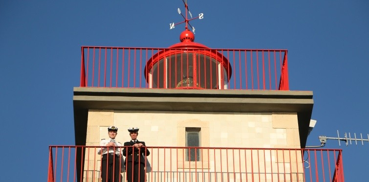 Olga Marques e Maria Goretti Oliveira no Farol de Santa Marta, Cascais 