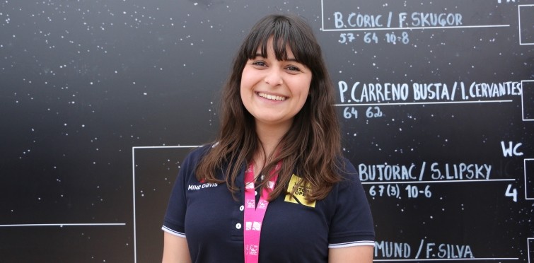 Flávia Barbosa, responsável pela equipa de voluntários