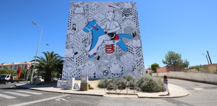 O Festival Muraliza levou o FIC às ruas de Cascais.