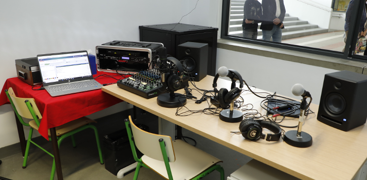 Rádio escolar na Escola Secundária de Carcavelos
