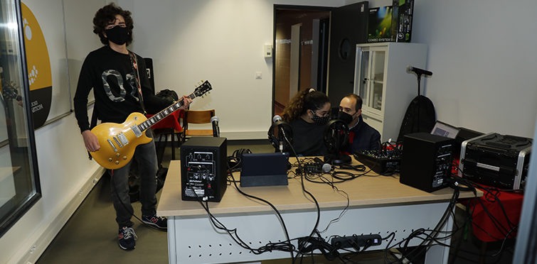 Rádio escolar na Escola Secundária de Carcavelos