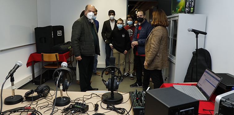 Rádio escolar na Escola Secundária de Carcavelos