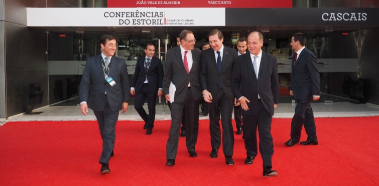 Carlos Carreiras e Pedro Passos Coelho