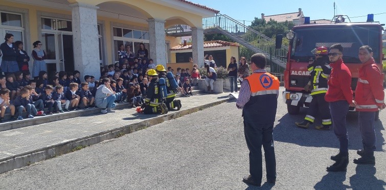 Ação de sensibilização nas escolas