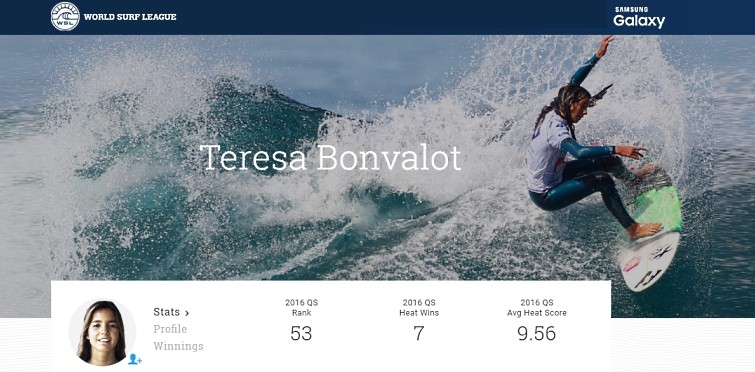 Teresa Bonvalot Foto: Laurent Measurel, WSL