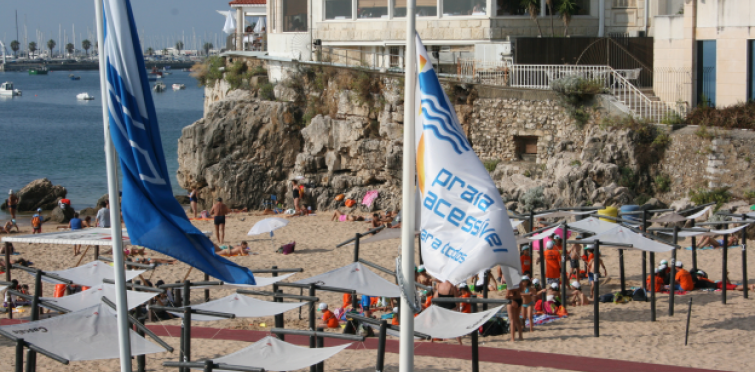 Badeira azul e Praia Acessível Badeira azul e Praia Acessível
