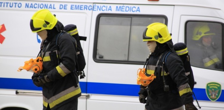 Simulacro de incidente no posto de abastecimento de combustiveis no Estoril, no dia 19 de abril 2012. Simulacro de incidente no posto de abastecimento de combustiveis no Estoril, no dia 19 de abril 2012.