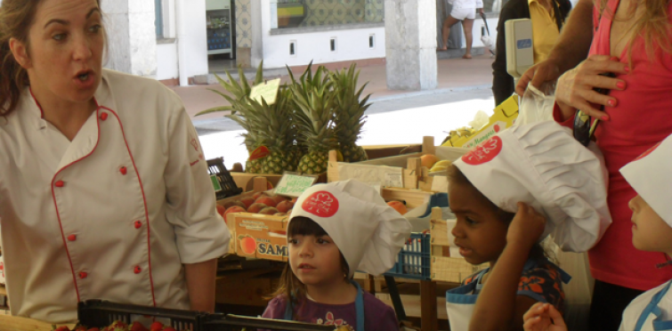 Workshop de Alimentação Saudável no Mercado da Vila de Cascais