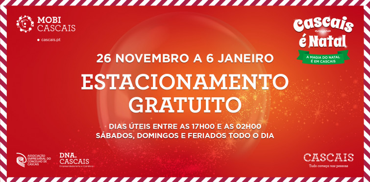 Natal 2022 | Isenção de parquímetros depois das 17h00 | Câmara Municipal de  Cascais