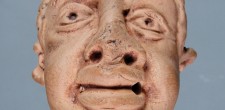 Head in terracotta - Roman Villa of Alto da Cidreira