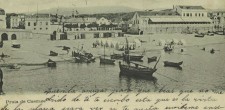 Praia da Ribeira, em Cascais, c. 1900 | Coleção Maria Albertina Madruga – Arquivo Histórico Municipal