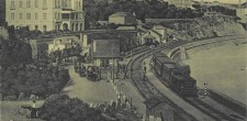 Estação de caminho-de-ferro do Monte Estoril, c. 1910 | Coleção Municipal de Bilhetes-postais Ilustrados – Arquivo Histórico Municipal
