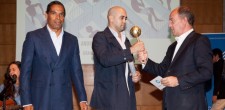 Álvaro Sobrinho, o vencedor André Carrilho e Carlos Carreiras, Presidente da Câmara Municipal de Cascais.