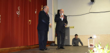Luís Santos - Medalha de Mérito - Cultura, entregue por Fernando Teixeira Lopes, presidente da Assembleia da Freguesia de Alcabideche