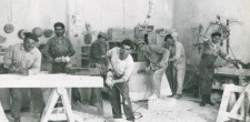 Oficina de canteiros, em meados do século XX | Tires Oficina de canteiros, em meados do século XX | Tires