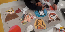 Projeto com a Comunidade "Maiores Menores". Trabalho em contexto de sala de aula, a partir da exposição "Coleção da Casa das Histórias Paula Rego" © Serviço Cultural e Educativo da Fundação D. Luís, 2021/2022