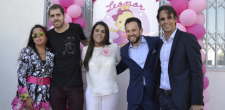 Padrinhos da APLAS: Anita Domingos, Richie Campbell, João Paulo Rodrigues e Nuno Gomes com Vanessa Afonso