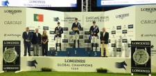 Pódio Grande Prémio da 9ª etapa do Longines Global Champions Tour